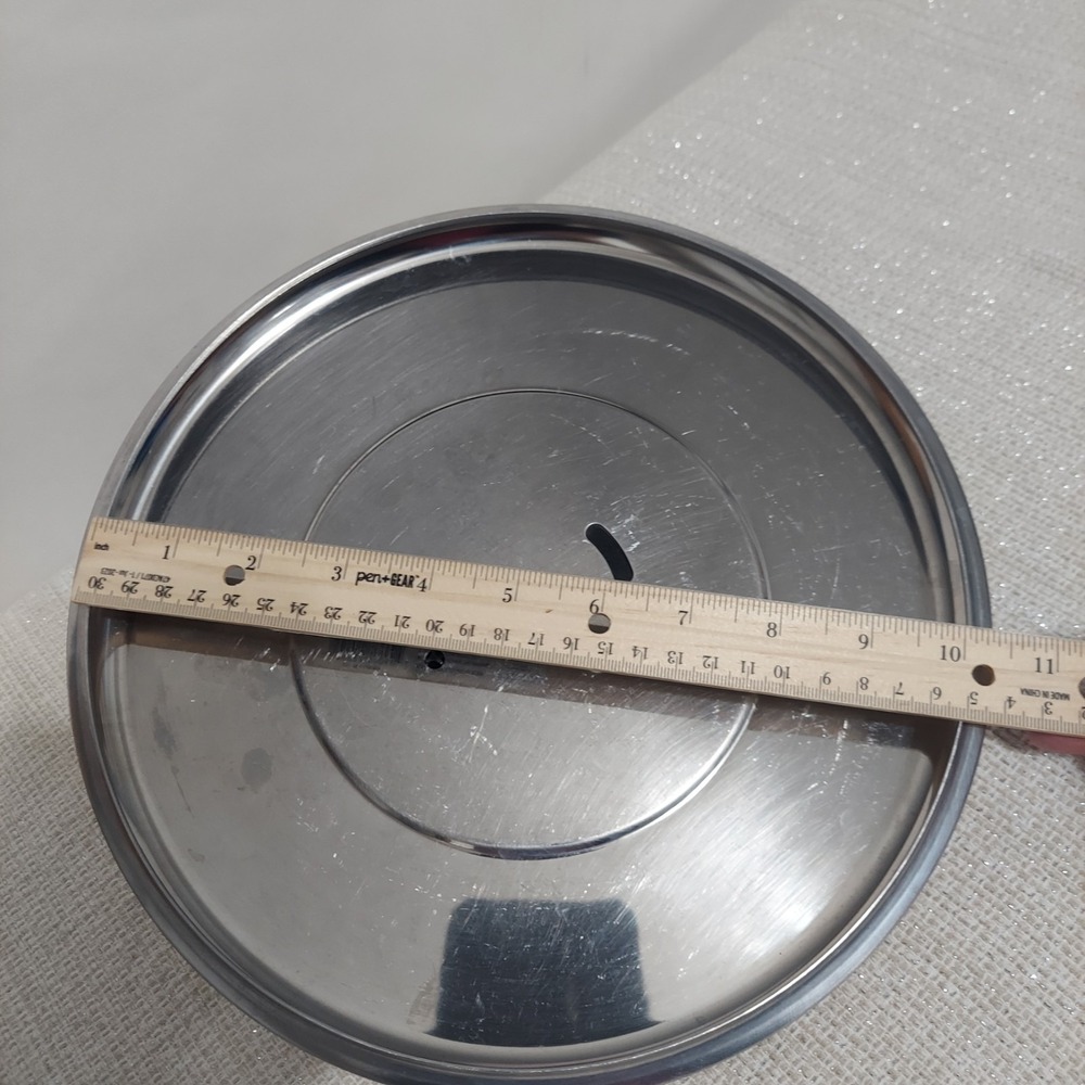 T-Fal 10" Stainless Steel Lid Adjustable Steam Vent For Frying Pan Pot - Picture 9 of 10